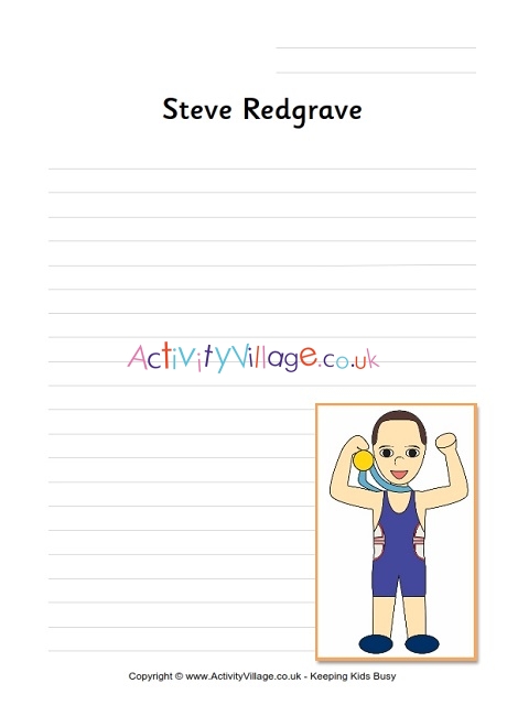 Steve Redgrave writing page