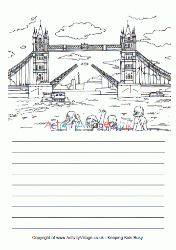 Story paper - London, tower bridge