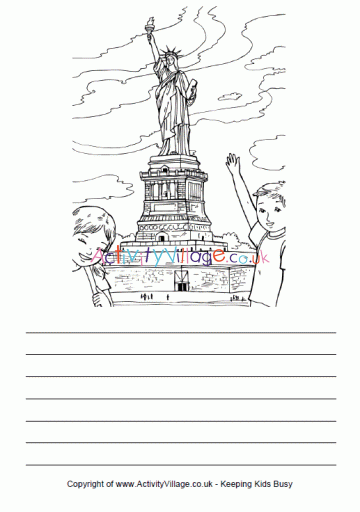 Story paper - New York, Statue of Liberty