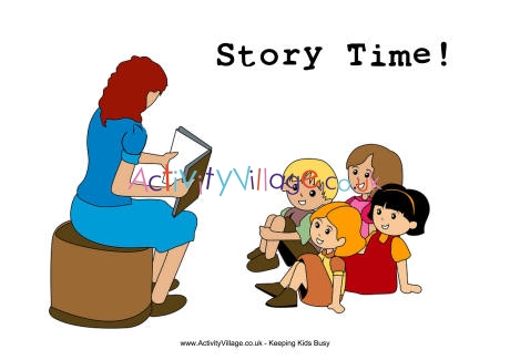 Story time poster