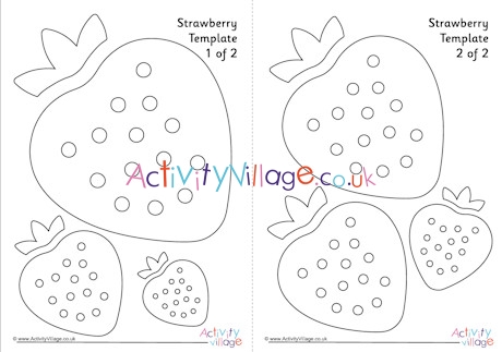 Strawberry template 2