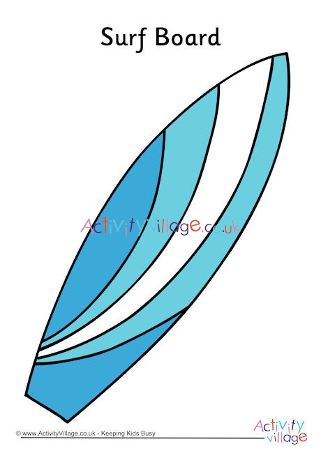 Surf Board Poster