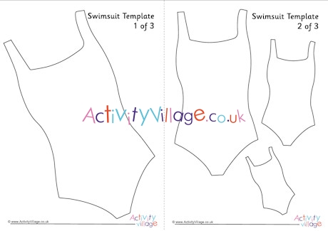 Swimsuit template