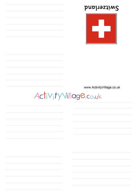 Switzerland booklet