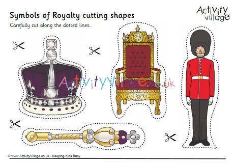 Symbols of royalty cutting shapes