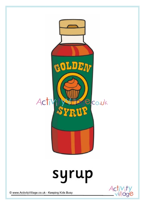 Syrup poster