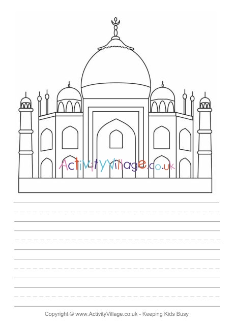 Taj Mahal story paper