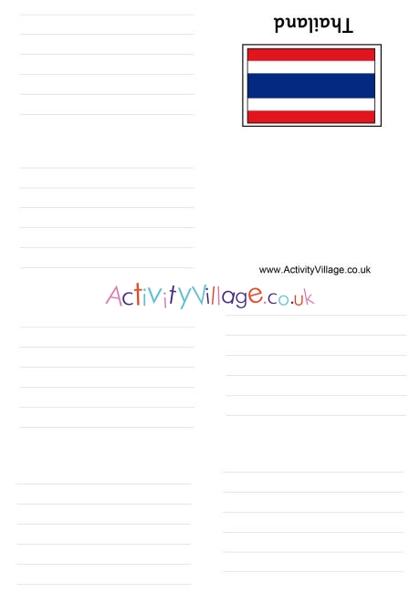 Thailand booklet