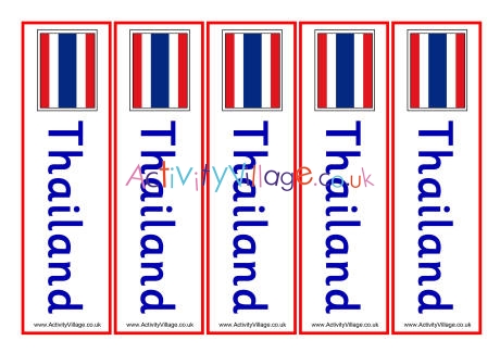 Thailand bookmarks