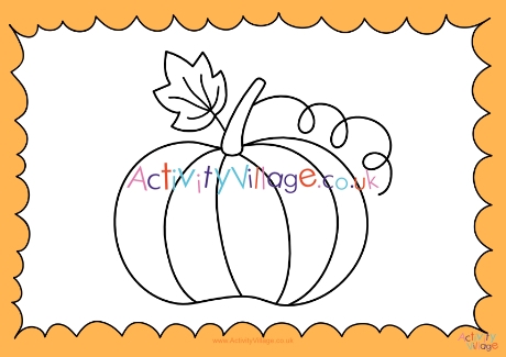 Thanksgiving Colouring Placemat 2