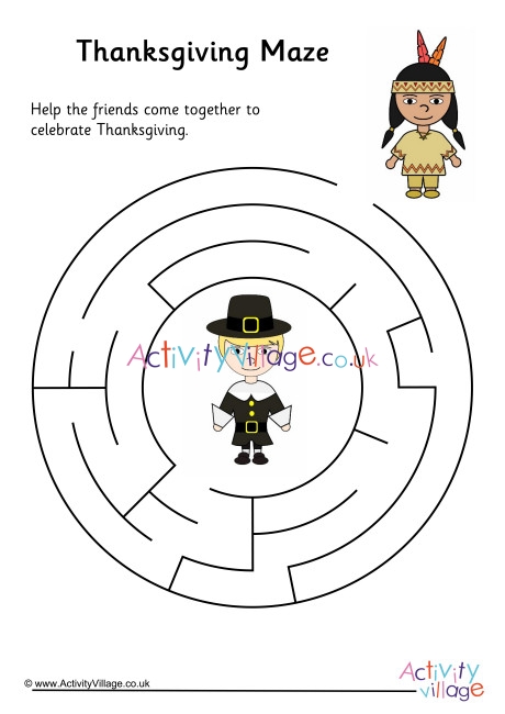 Thanksgiving Maze 4