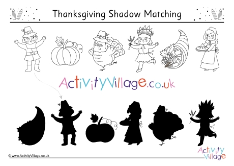 Thanksgiving Shadow Matching 3