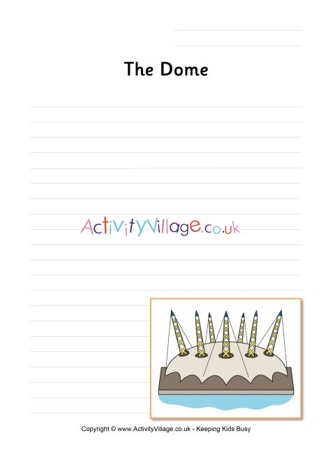 The Dome writing page