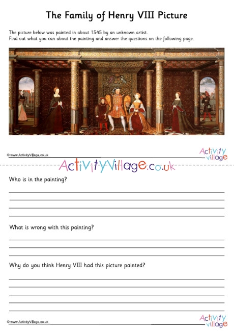 The Family Of Henry VIII Picture