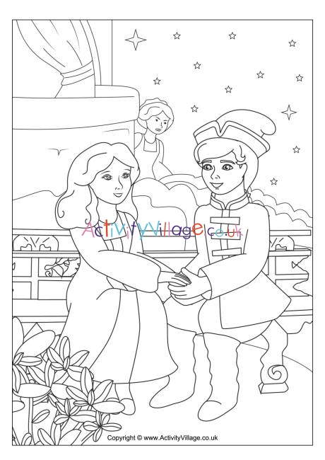 The Fire Bird colouring page 4