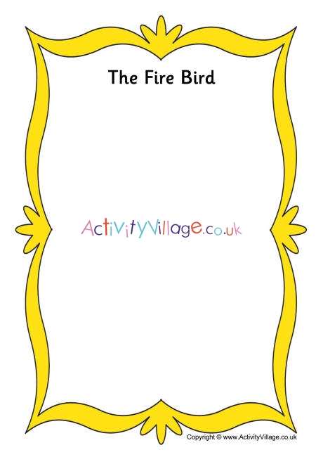 The Fire Bird frame