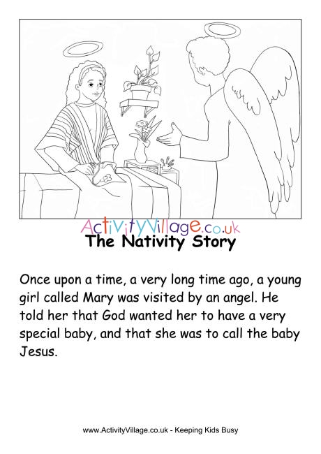 The nativity story printable - Page 1