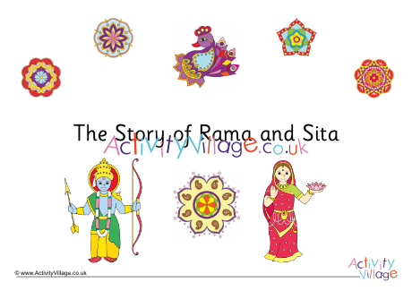 The Story of Rama and Sita Colourful