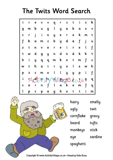 The Twits word search