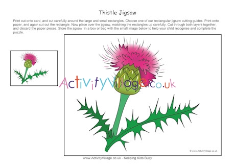 Thistle jigsaw