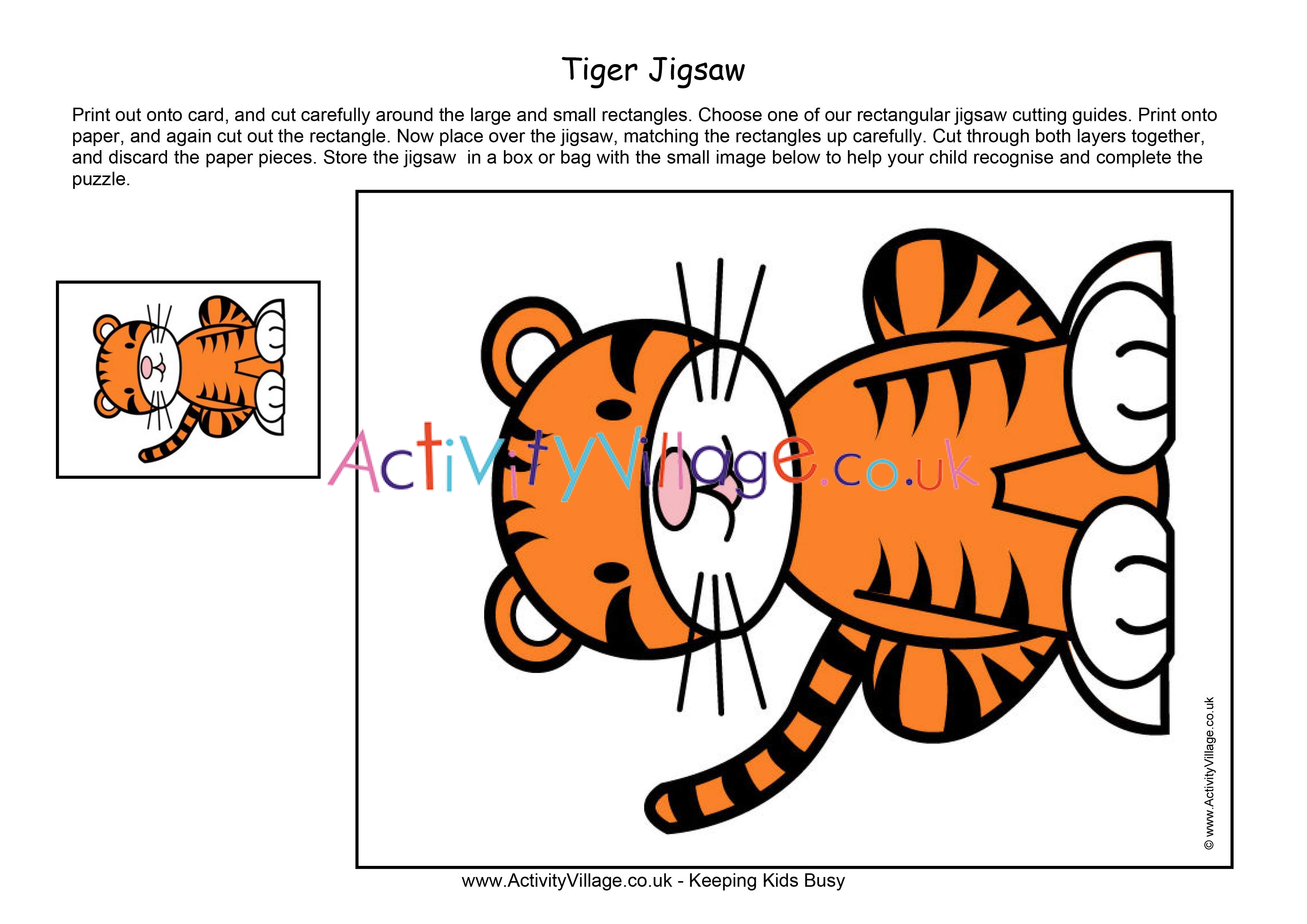 Tiger jigsaw 2