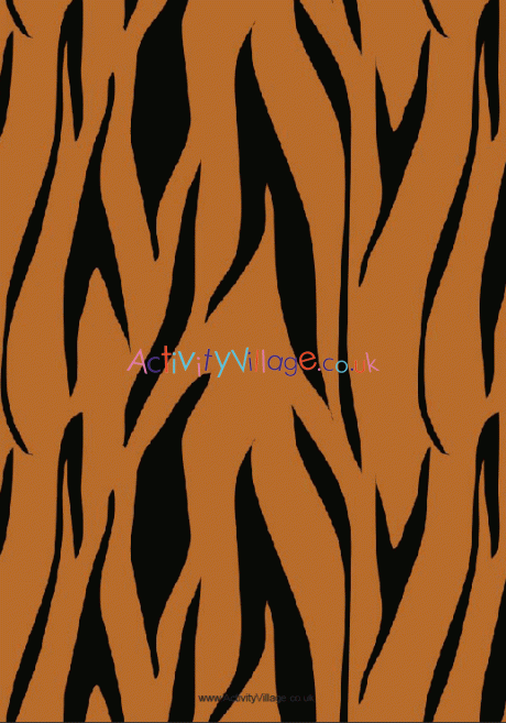 Tiger skin scrapbook and craft paper