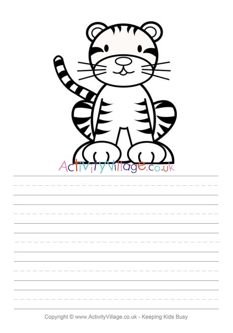 Tiger story paper