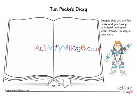 Tim Peake's Diary