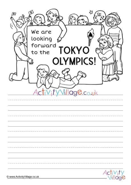 Tokyo 2020 Olympics Story Paper