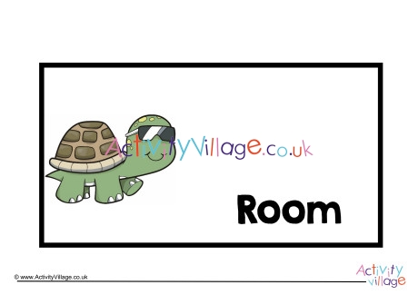 Tortoise Room Sign