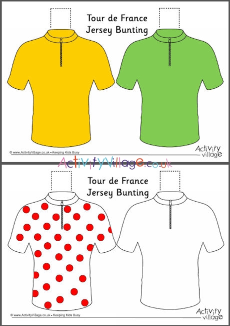 Tour de France jersey bunting