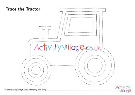 Tractor tracing page 1