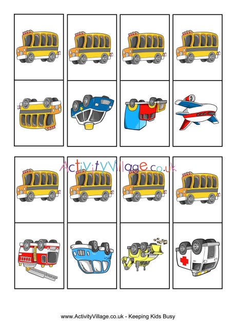 Transport dominoes