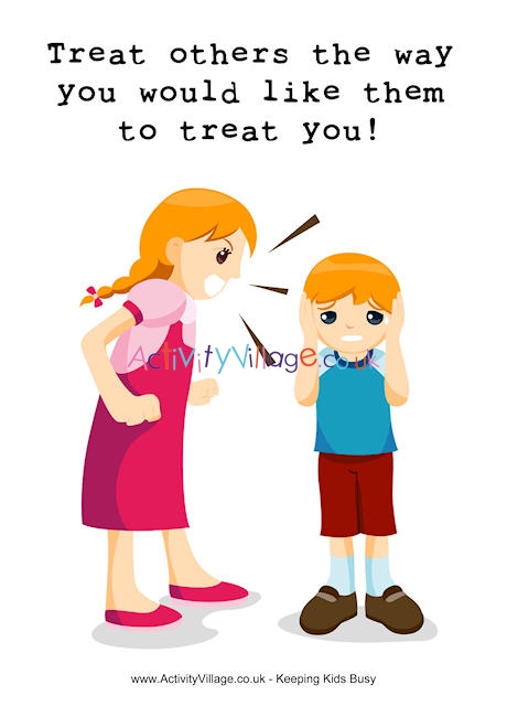 Treat others! poster