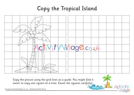 Tropical Island Grid Copy