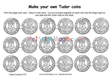 Tudor coins printable 2