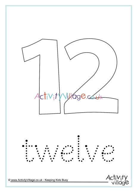 Twelve Word Tracing