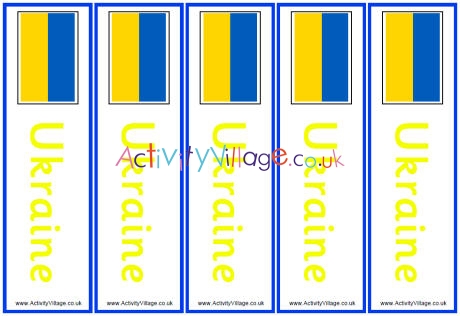 Ukraine bookmarks