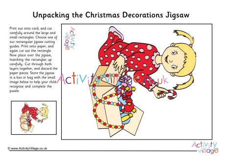 Unpacking The Christmas Decorations Jigsaw