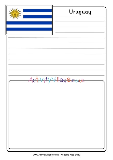 Uruguay notebooking page 