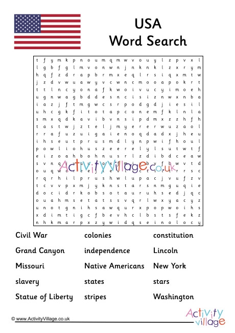 USA Word Search