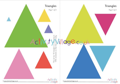 Useful shapes - triangles