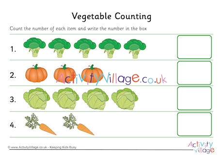 Vegetable Counting 1