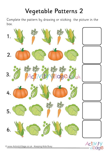 Vegetable Patterns 2