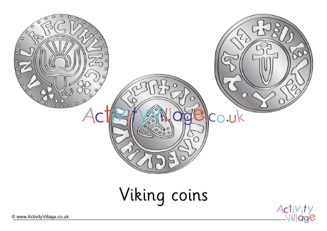 Viking coins poster