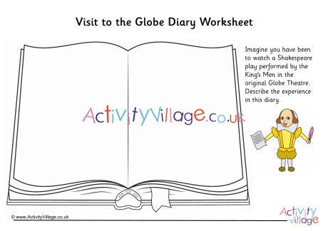 Visit to the Globe diary worksheet