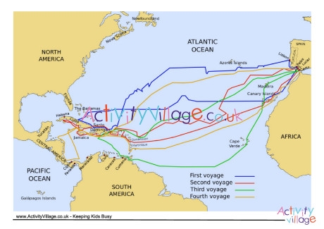 religion Vulkan forklædning Voyages of Christopher Columbus