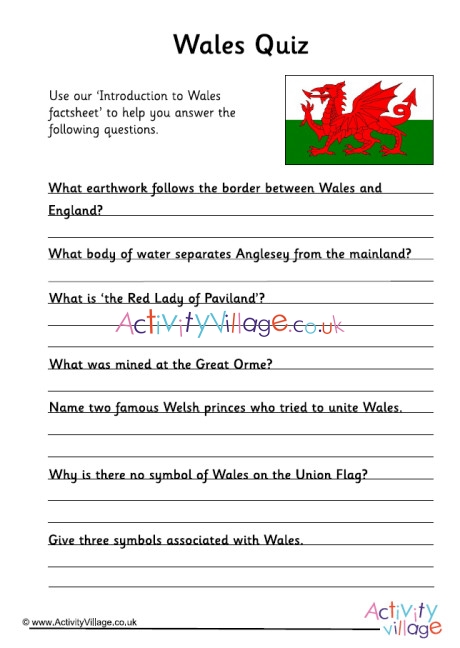 Wales Quiz