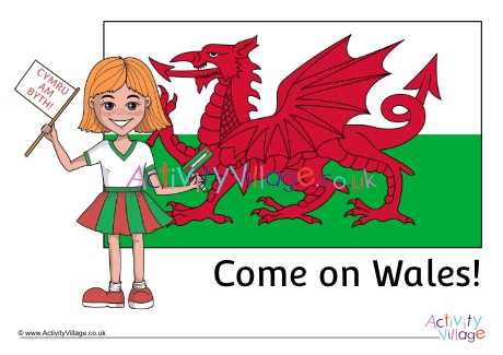 Wales supporter poster 2