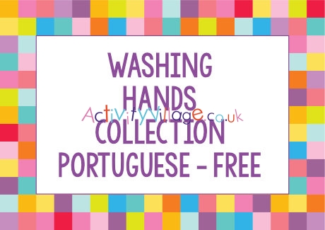 Washing Hands Collection - Portuguese